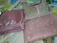 Chanderi Silk + Kurta Dupatta And Bottom Wear - Xl