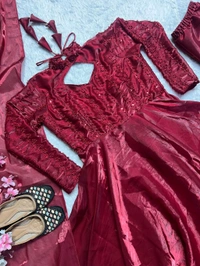 New Anarkali Set β₯οΈ Red - Xxl