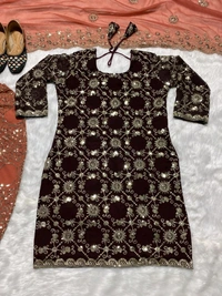 Launching New Designer Party Wear Look Top ,Dhoti Salwar and Dupatta*πβ€οΈ - Xl