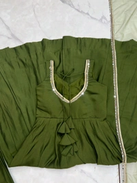 Upcoming Festivities And Weddings Which Provides You More Comfort And Style*
*Pure Romansilk Chanderi Fabric Fully Flair - S-36