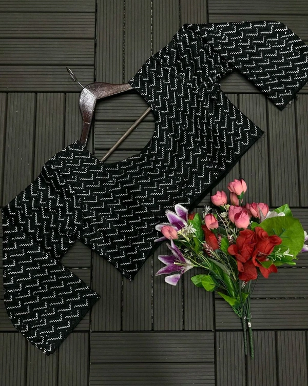 *New Super Trending Embroidery Sequence work ready to wear saree*