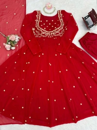 Designer Suit With Pent Set β Elegant Ethnic Wear β¨ - L-40