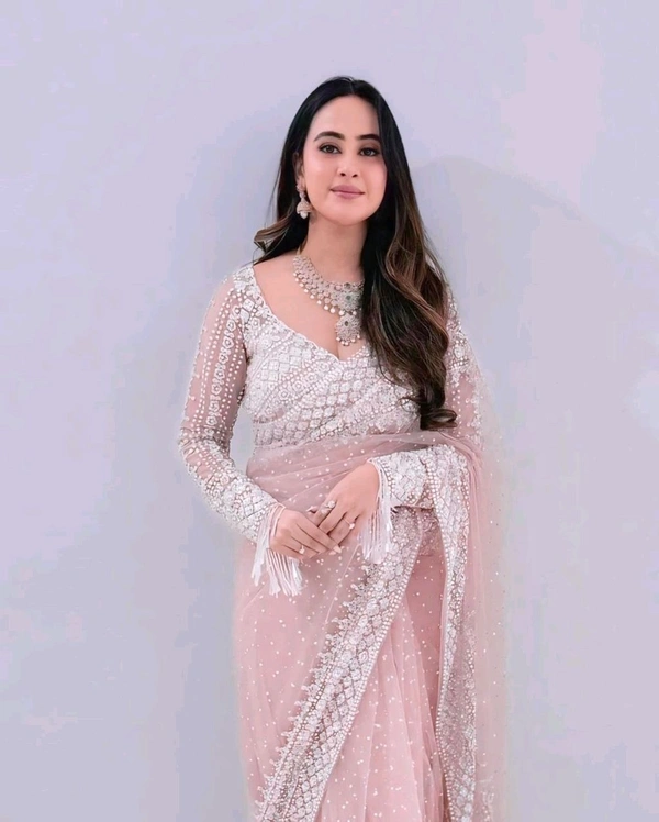 RELAUNCH EXCLUSIVE DESIGNER SEQUINS SAREE COLLECTION