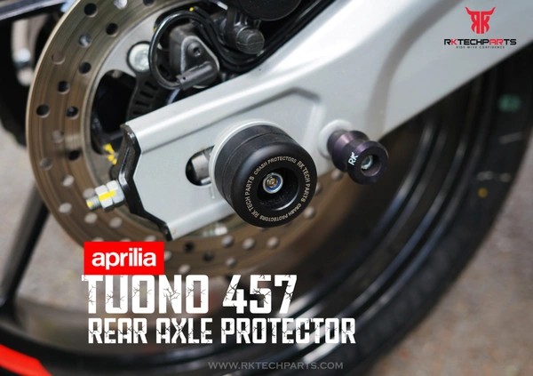 RK TECH REAR AXLE PROTECTORS FOR APRILIA TUONO 457