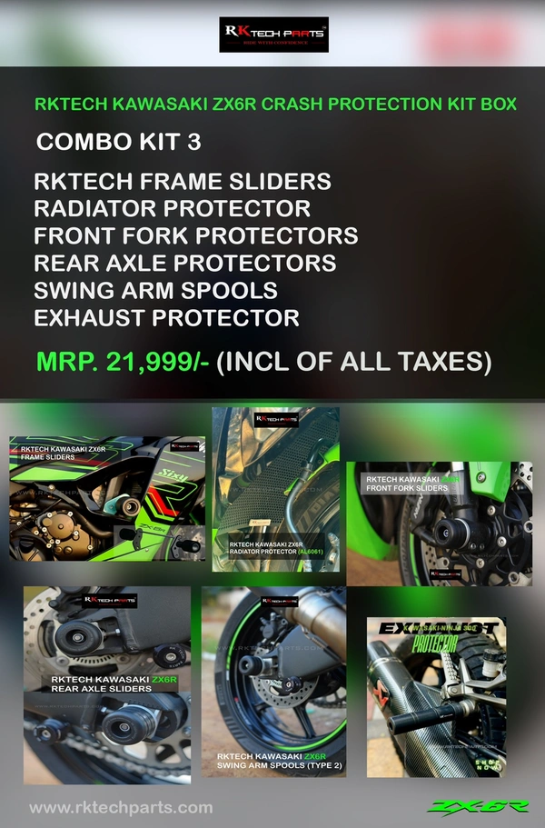 RKTECH Combo Kit 3 For KAWASAKI NINJA ZX-6R 2024+