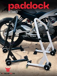 RKTECH UNI PADDOCK STAND - White
