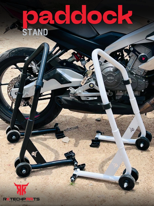 RKTECH UNI PADDOCK STAND - White