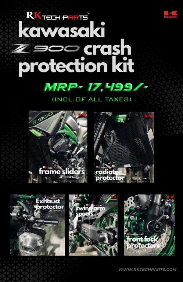 Rktech Kawasaki Z900 Crash Protection Kit Box