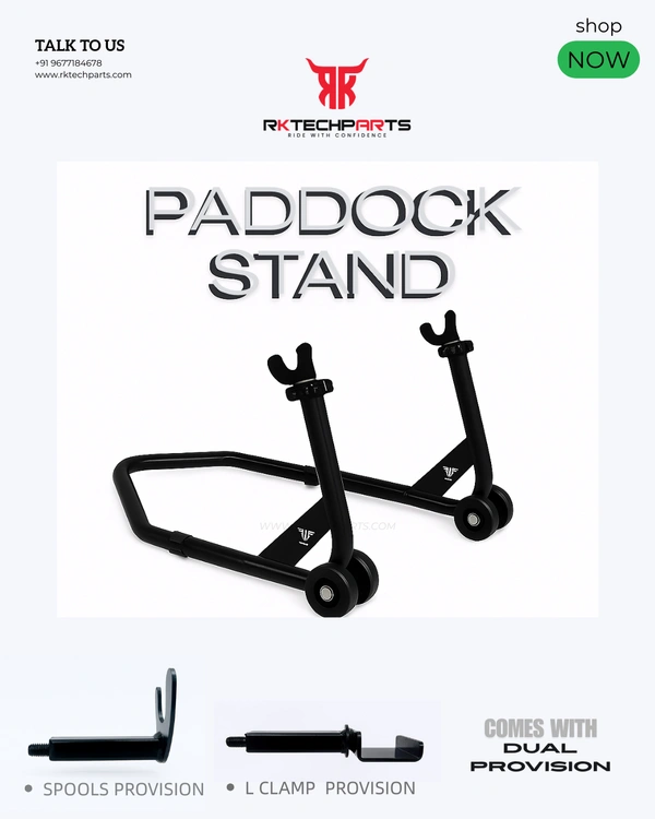 RKTECH UNI PADDOCK STAND - Black