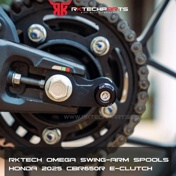 RKTECH Swing Arm Spools for HONDA CBR 650R E-CLUTCH (2025)