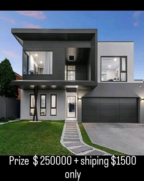 DEEPBLUE Prefab house 4 bedroom modern design light steel frame system luxury prefab homes - 20*23*26 Cm