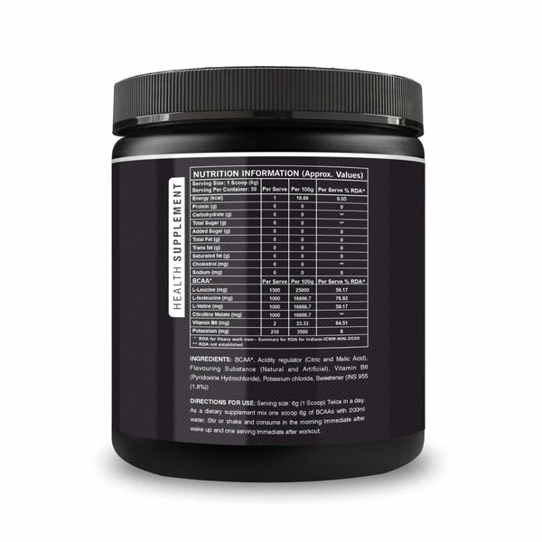 Musclemade BCAA | 300 g | 50 Servings - Wild Berry