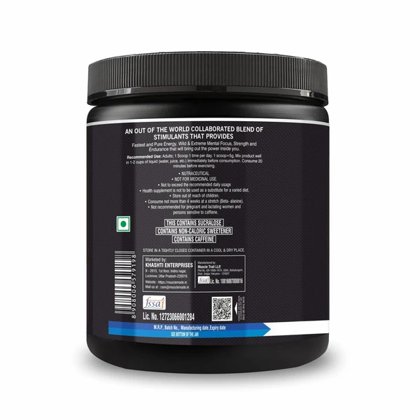 Musclemade FLASH PRE Workout, 180 g/30 Servings - Lychee