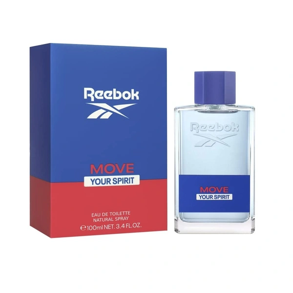 Reebok Move Your Spirit Eau De Toilette Natural Spray Perfume For Men- 100ml - Men