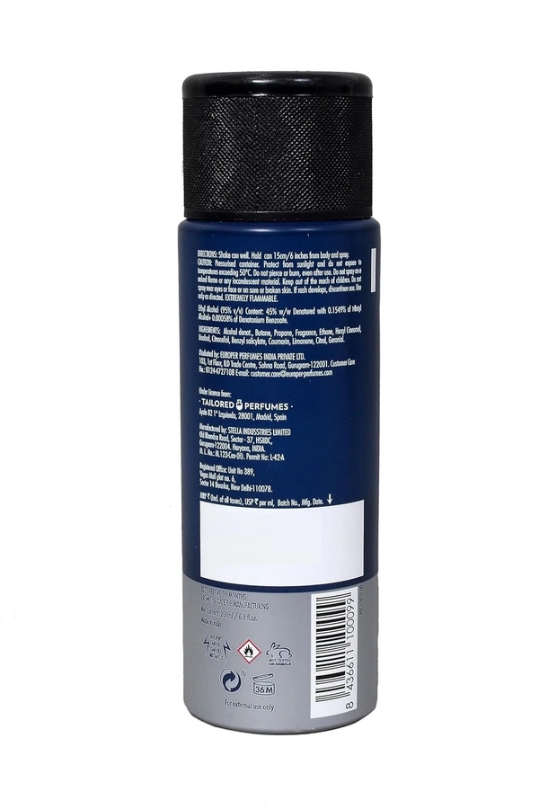 Reebok Challenge Your Limit Men Deodorant Body Spray- 200ml - Men