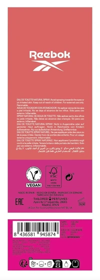 Reebok Move Your Spirit Eau De Toilette Natural Spray Perfume For Women- 100ml - Women