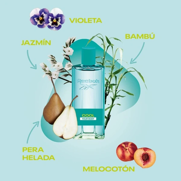 Reebok Cool Your Body Eau De Toilette Natural Spray Perfume For Women- 100ml - Women