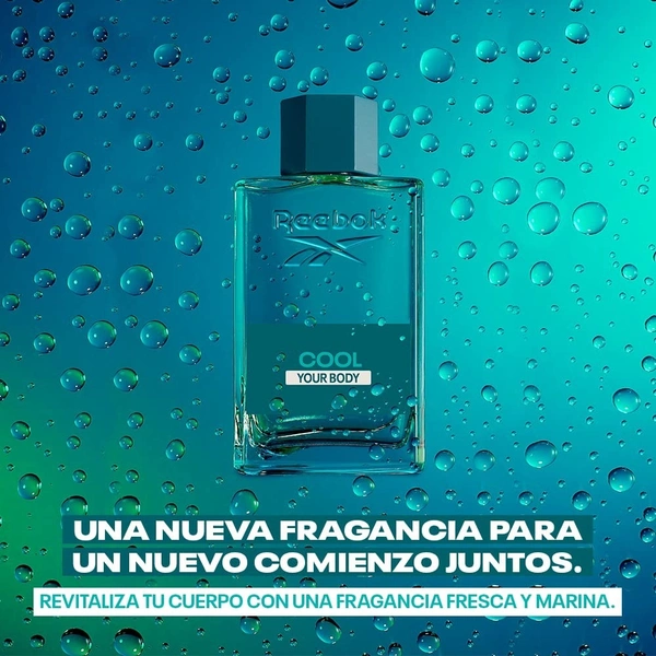 Reebok Cool Your Body Eau De Toilette Natural Spray Perfume For Men- 100ml - Men