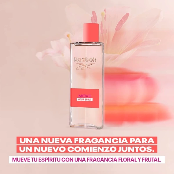 Reebok Move Your Spirit Eau De Toilette Natural Spray Perfume For Women- 100ml - Women