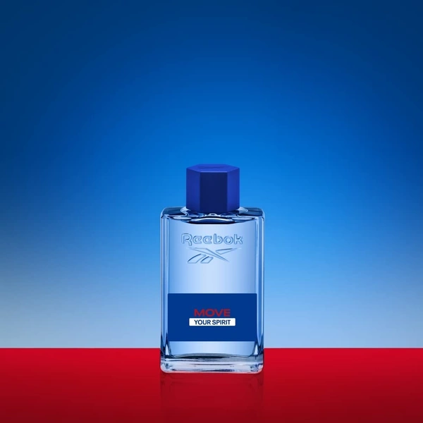 Reebok Move Your Spirit Eau De Toilette Natural Spray Perfume For Men- 100ml - Men