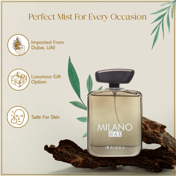 BIRRA Milano Max Men Eau De Parfum-120ml