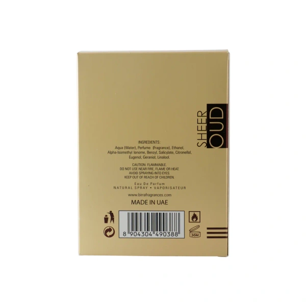 BIRRA Sheer Oud Unisex Eau De Parfum-50ml