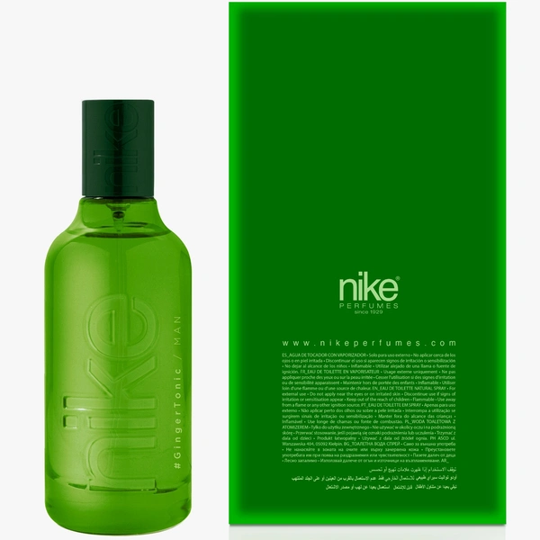 Nike Ginger Tonic Man Eau De Toilette- 100ml