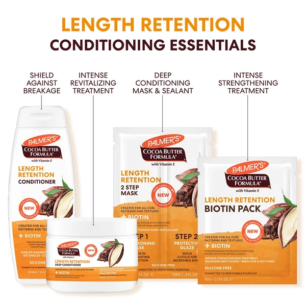Palmer's Cocoa Butter With Vitamin E Length Retention Conditioner- 250ml (4802)