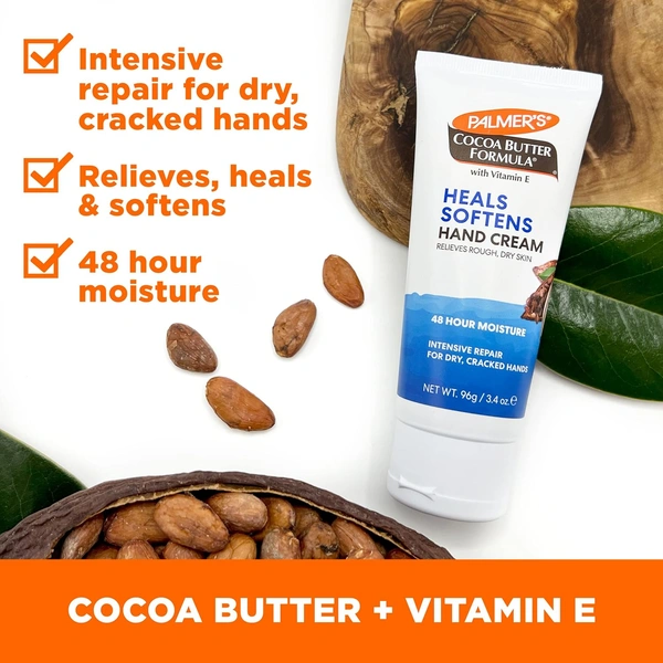 Palmer's Cocoa Butter With Vitamin Heal Softens Hand Cream Intensive Repair For Dry, Cracked Hand- 96g (4355)