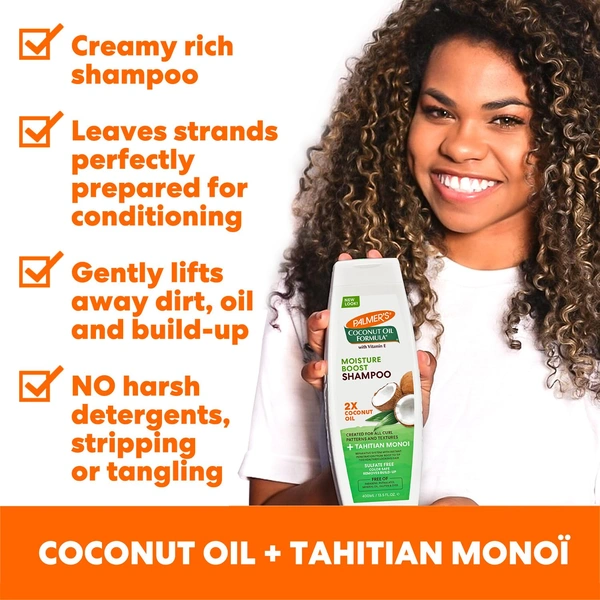 Palmer's Coconut Oil With Vitamin E Moisture Boost Shampoo- 400ml (3305)