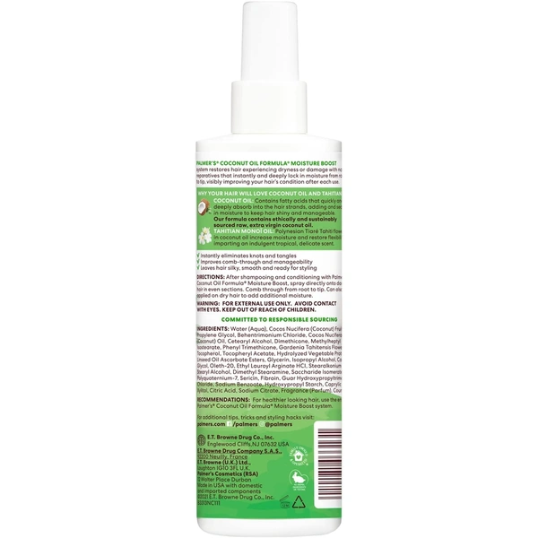 Palmer's Coconut Oil With Vitamin E Moisture Boost Leave-In Conditioner- 250ml (3313)