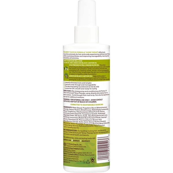 Palmer's Olive Oil With Vitamin E Shine Therapy Leave-In Conditioner- 250ml (2513)