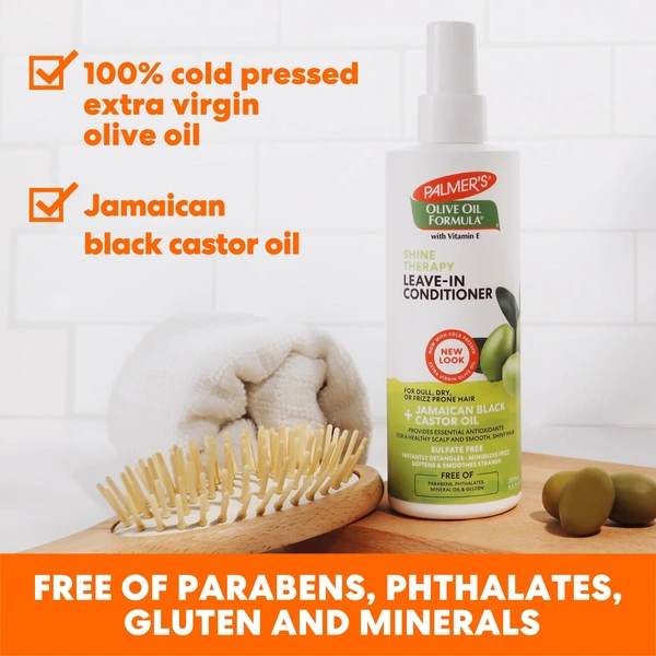 Palmer's Olive Oil With Vitamin E Shine Therapy Leave-In Conditioner- 250ml (2513)