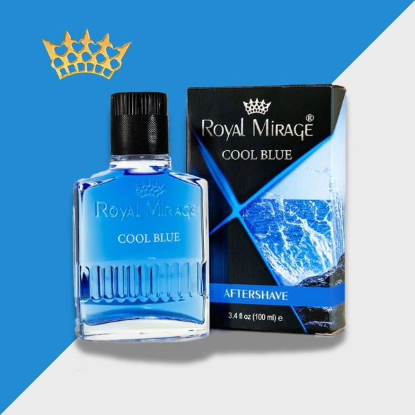 Royal Mirage Cool Blue After Shave Lotion- 100ml
