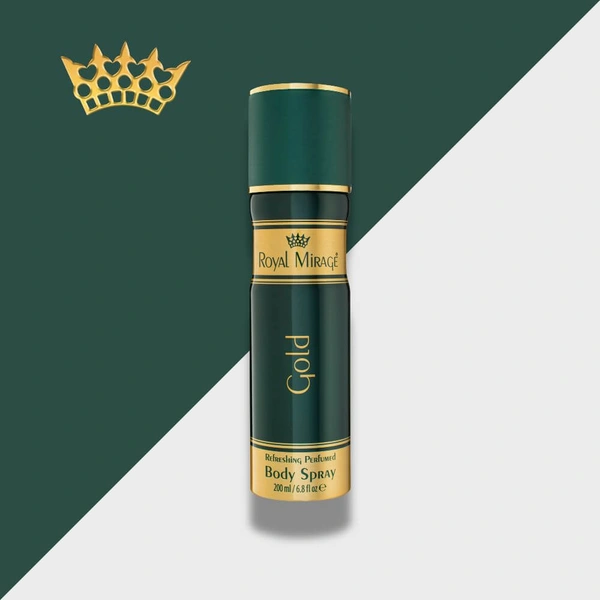 Royal Mirage Gold Refreshing Perfumed Body Spray- 200ml