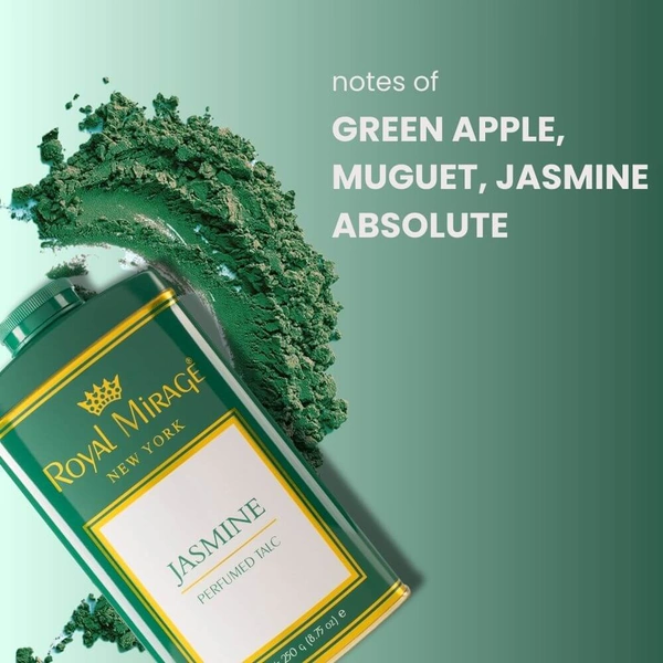 Royal Mirage Jasmine Perfumed Talc Powder-  250gm
