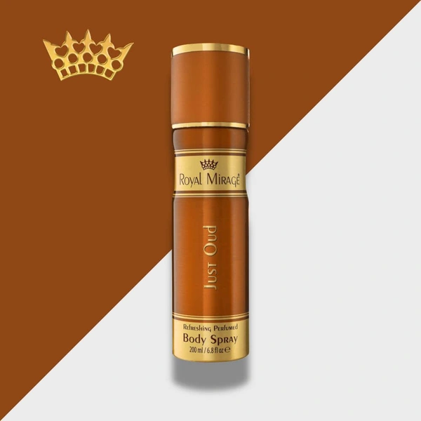 Royal Mirage Just Oud Refreshing Perfumed Body Spray- 200ml