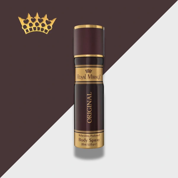 Royal Mirage Original Refreshing Perfumed Body Spray- 200ml