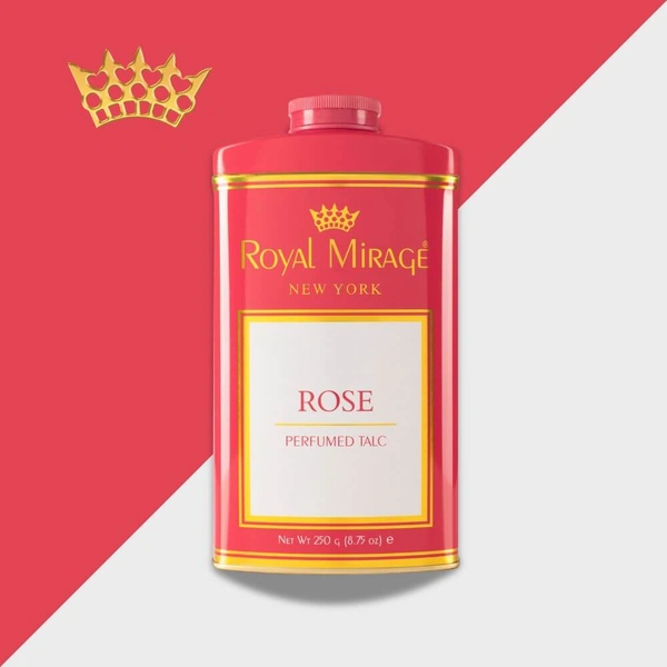Royal Mirage Rose Perfumed Talc Powder-  250gm