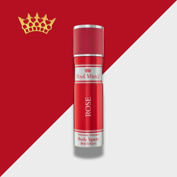 Royal Mirage Rose Refreshing Perfumed Body Spray- 200ml