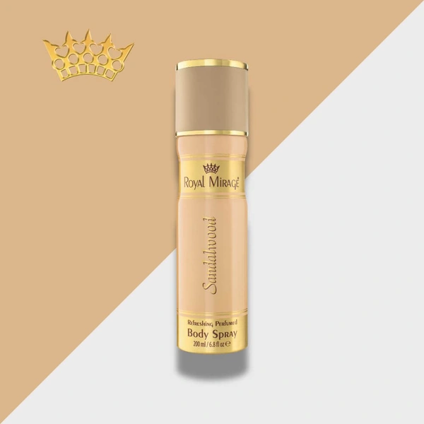 Royal Mirage Sandalwod Refreshing Perfumed Body Spray- 200ml