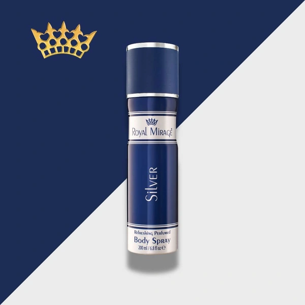 Royal Mirage Silver Refreshing Perfumed Body Spray- 200ml