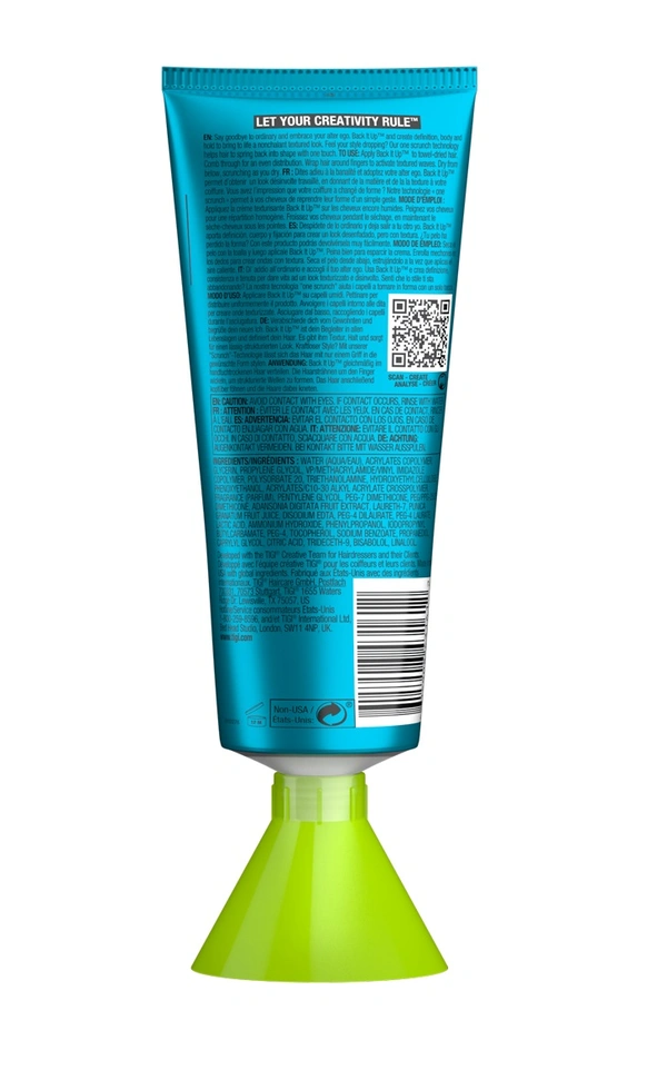 TIGI Bed Head Back It Up Texturizing Hair Cream- 125 ml