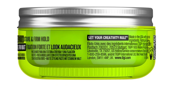 TIGI Bed Head Manipulator Matte Hair Wax With Strong Hold For Men- 57g