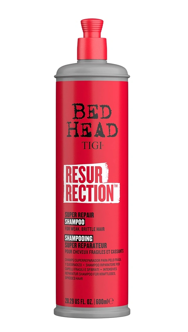 TIGI Bed Head Resurrection Super Repair Shampoo For Weak And Brittle Hair- 600ml