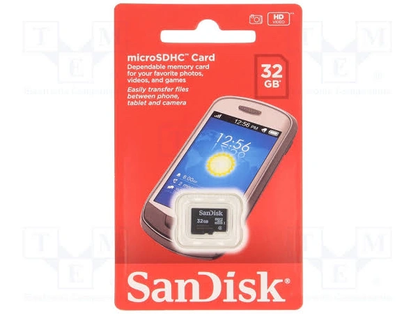 SANDISK 32GB MEMORY CARD  - 32GB MEMORY