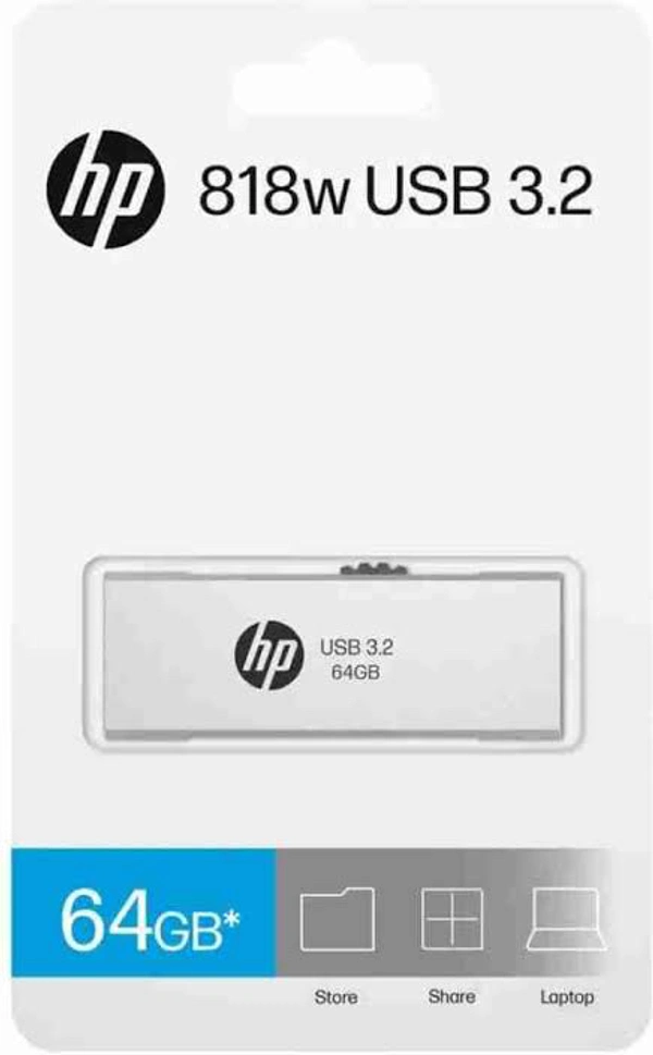 HP  64gb 3.2  Big Metal Pendrive  - 64 Gb