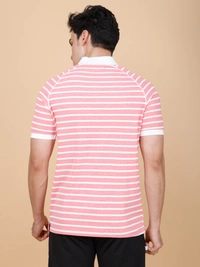 SMART FIT HALF SLEEVE POLO T-SHIRT - L, DARK PINK