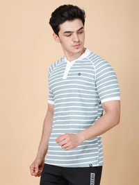 SMART FIT HALF SLEEVE POLO T-SHIRT - XL, GREEN