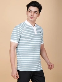 SMART FIT HALF SLEEVE POLO T-SHIRT - XL, GREEN